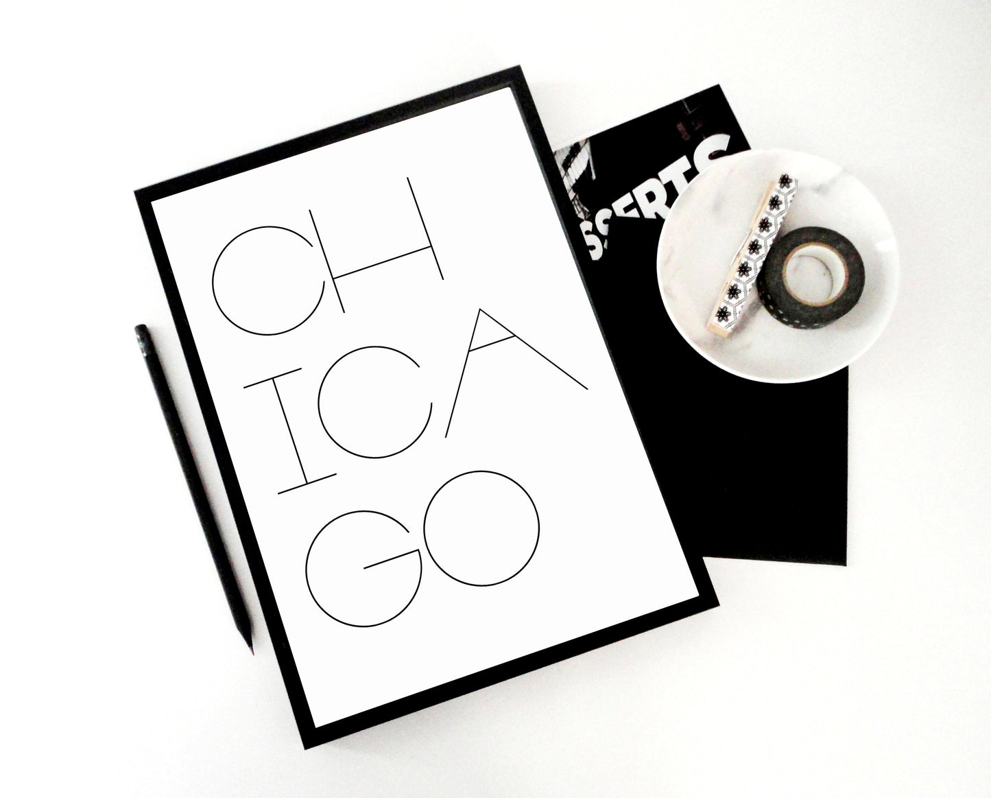 Chicago Printable Print, Chicago Print, Chicago Poster