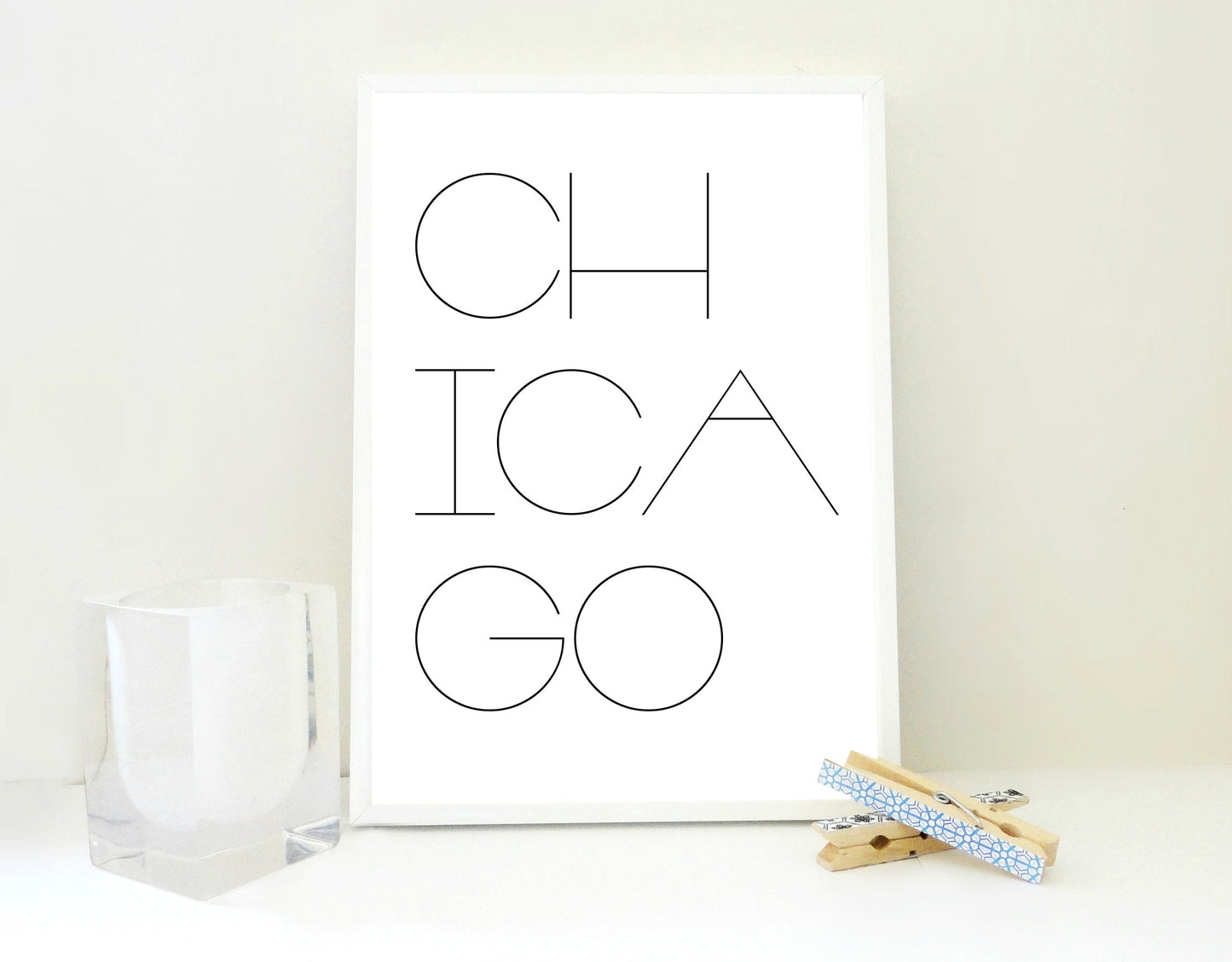 Chicago Printable Print, Chicago Print, Chicago Poster