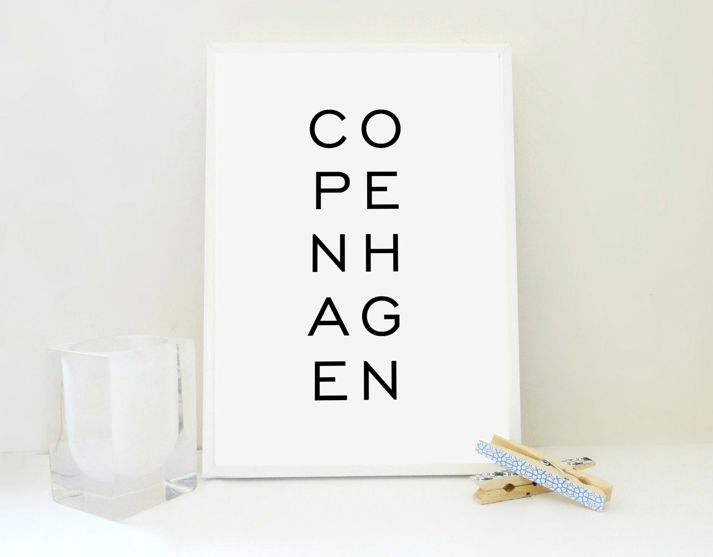 Copenhagen Printable, Copenhagen Print, Scandinavian Poster